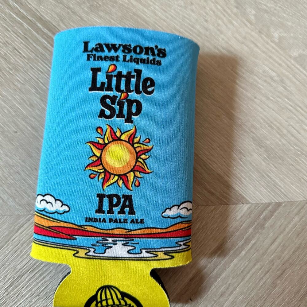 Lawson's Finest Little Sip IPA Beer Koozie Cover Blue - Picture 4 of 6
